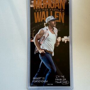 Morgan Wallen Commemorative Ticket - Foxbourough